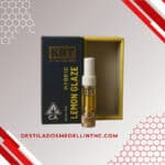 KRT Premium Lemon Glaze híbrido vape THC potente