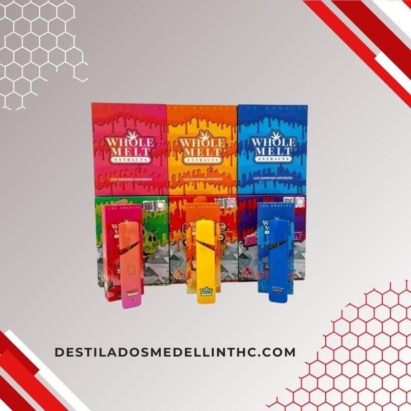 Whole Melt 2ml con Live Resin Diamonds | Destilados THC Medellín Whole Melt 2ml con Live Resin Diamonds | Destilados THC Medellín